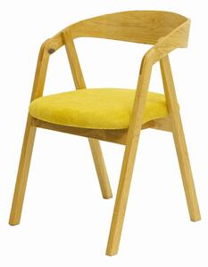 BRADOP Čalouněná židle ADRIANA XL (Z217) dub - stohovatelná
