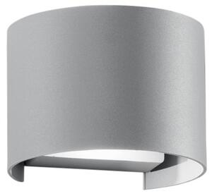 FAN LED-W-DELTA-10-GR Nástěnné svítidlo LED DELTA šedá 2x5W 700lm CCT 3000-4000 K IP54 10x14x12 cm - FANEUROPE