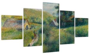 Obraz - Auguste Renoir, The Mussel Harvest, reprodukce (125x70 cm)
