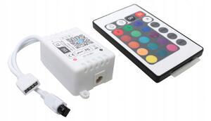 ECOLIGHT Dálkové ovládání + kontroller RGB LED - WiFi - IR24 - 8A - 96W - Alexa