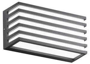 FAN LED-W-DUKROT-ANT Nástěnné svítidlo LED DUKROT hliník antracit IP54 12W CCT 3000-4000 K 220x110x110 mm - FANEUROPE