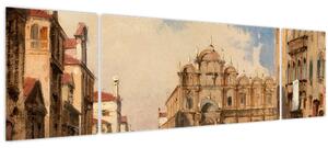 Obraz - Jules-Romain Joyant, The Scuola di San Marco, Venice, reprodukce (170x50 cm)