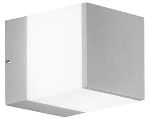 FAN I-BOOSTER-AP Nástěnné svítidlo Booster, hliníkové, E27, stříbrné, IP65, 13 x 13 x 16.5 cm - FANEUROPE