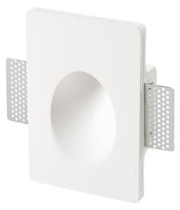 FAN I-ARIEL-RM1 Zápustné svítidlo Ariel A Parete, bílé, 1 x GU10 Mini, 12 x 18 x 5,5 cm - FANEUROPE