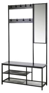 ŠATNA, 98/185/36 cm MID.YOU - Online Only šatny & botníky, Online Only