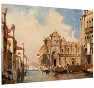 Obraz - Jules-Romain Joyant, The Scuola di San Marco, Venice, reprodukce (70x50 cm)
