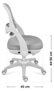 Dětská otočná židle Mark Adler Junior 4.7 Grey