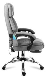 Masážní kancelářské křeslo Boss 6.0 šedé