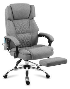 Masážní kancelářské křeslo Boss 6.0 šedé