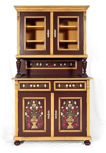 Malovaná kredenc -kuchyňský příborník