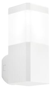 FAN I-FOCUS-Q-AP-BCO Nástěnné svítidlo, hranaté, polykarbonátové, bílé, 1 x GU10, 131 x 100 x 242 mm, IP65 - FANEUROPE