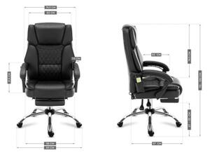 Masážní kancelářské křeslo Boss 6.0 černé