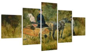Obraz - Henri de Toulouse-Lautrec, The Trap, reprodukce (125x70 cm)