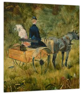 Obraz - Henri de Toulouse-Lautrec, The Trap, reprodukce (30x30 cm)