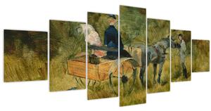 Obraz - Henri de Toulouse-Lautrec, The Trap, reprodukce (210x100 cm)