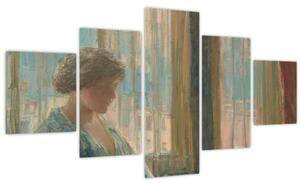 Obraz - Childe Hassam, The New York Window, reprodukce (125x70 cm)