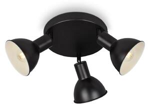 BRILO 2674-035 Bodové svítidlo pr. 19 cm 3x E14 max. 25W černá - BRILO