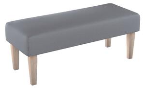 Dlouhá lavička 100x40cm barva šedá