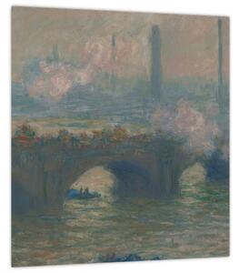 Obraz - Claude Monet, Waterloo Bridge, Gray Day, reprodukce (30x30 cm)