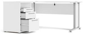 Psací stůl Office 80400/44 bílá/bílá