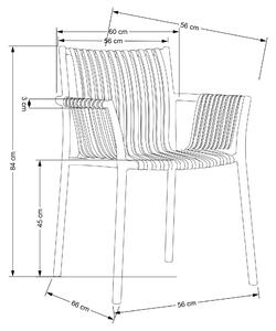 Jídelní židle SCK-492 šedá