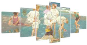Obraz - Edward Henry Potthast, A Holiday, reprodukce (210x100 cm)