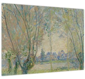 Obraz - Claude Monet, Woman Seated under the Willows, reprodukce (70x50 cm)