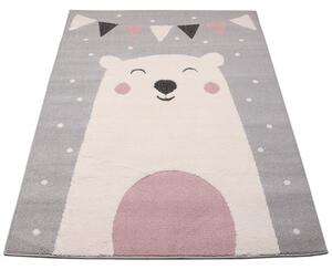Koberec SKANDI KIDS A1098A šedý / krémový
