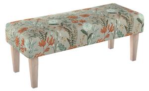Dlouhá lavička 100x40cm barva vícebarevná látka vzorované