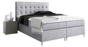 Čalouněná postel boxspring GLORIA + topper, 120x200, jasmine 81