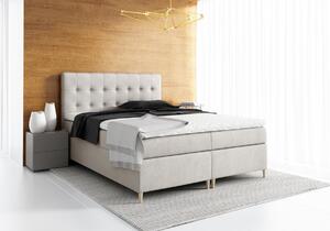 Čalouněná postel boxspring AVANTI + topper, 120x200, jasmine 60