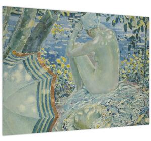 Obraz - Frederick Carl Frieseke, On the Bank, reprodukce (70x50 cm)
