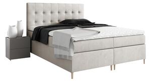 Čalouněná postel boxspring GLORIA + topper, 160x200, jasmine 21