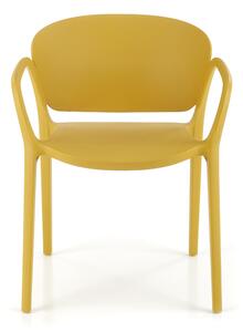 Jídelní židle SCK-491 hořčicová