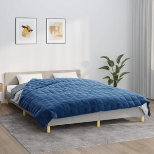 VidaXL Zátěžová deka 200 x 220 cm 9 kg 100% Bavlna 205T [3154857] Barva: Modrá
