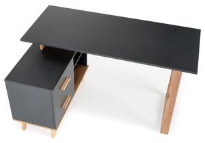 Psací stůl SIRGAU XL dub wotan/antracitová