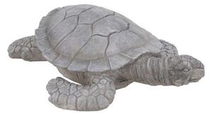 ProGarden Zahradní figurka z polyresinu Tortoise, 17x55 cm, šedá