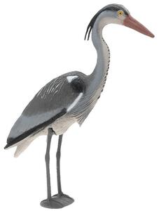 ProGarden Zahradní plastová figurka Heron, 72x50 cm, šedá