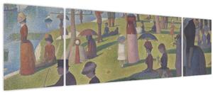 Obraz - Georges Seurat, A Sunday on La Grande Jatte, reprodukce (170x50 cm)
