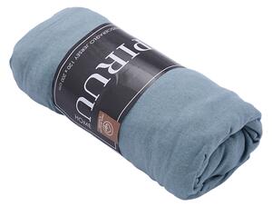 Jersey prostěradlo EVA MIX 120x200 ŠEDOMODRÉ