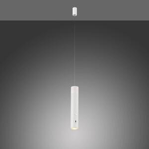 JUST LIGHT. GmbH LED závěsné světlo Attach, bílé, železo, stmívatelný, Bílá / opál, Obývací pokoj / jídelna, kov, Moderní