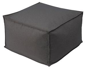 Zahradní puf barva hnědá látka venkovní, pletený vzor