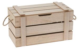 H&S Decoration Úložný box Smart, 19x19x36 cm, dřevo