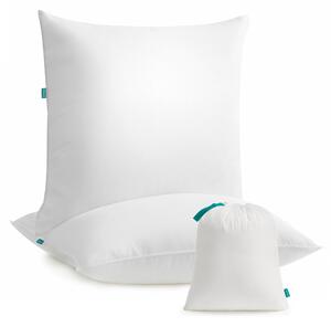 SONGMICS Polštář bílý 80x80 cm 1500g 2 ks