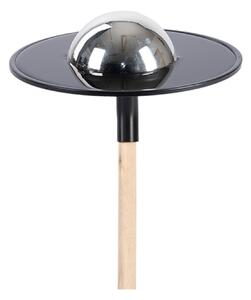 Esschert Design Zapichovací napajedlo pro ptáky Globe, 116,5x26,5 cm, kov, černá