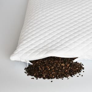 GADEO pohankový polštář pro lepší spánek KOLEČKA, okrová + DÁREK Rozměr: 40x40 cm, Výplň: STANDART