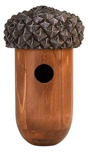 Esschert Design Ptačí budka Wooden, 25,5x14 cm, dřevo, hnědá