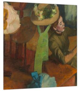 Obraz - Edgar Degas, The Millinery Shop, reprodukce (30x30 cm)