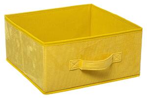 5five Simply Smart Úložný box Soft, 15x31x31 cm, žlutá