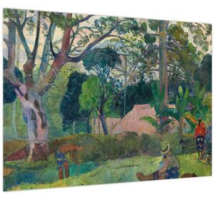 Obraz - Paul Gauguin, Te raau rahi (The Big Tree), reprodukce (70x50 cm)